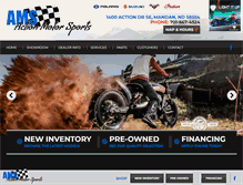 Tablet Screenshot of actionsportspolaris.com